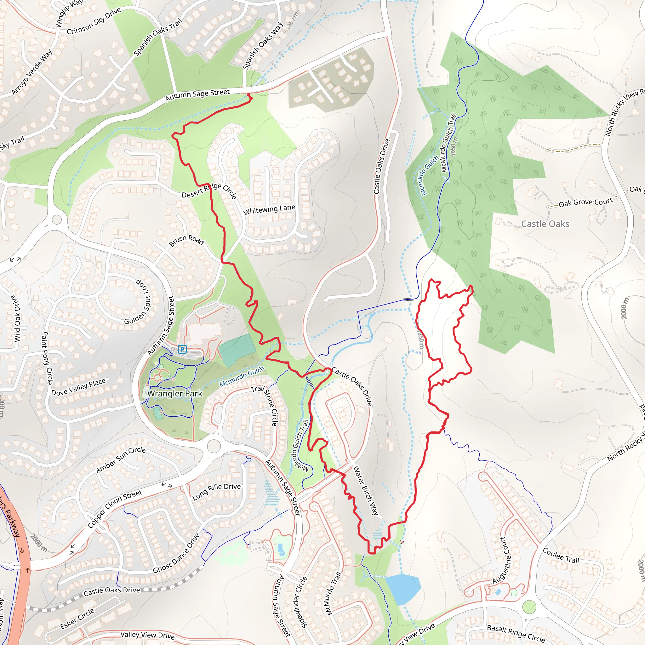 Mcmurdo Gulch Walk mobile static map