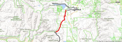 American Discovery Trail South Route stage 253 Map