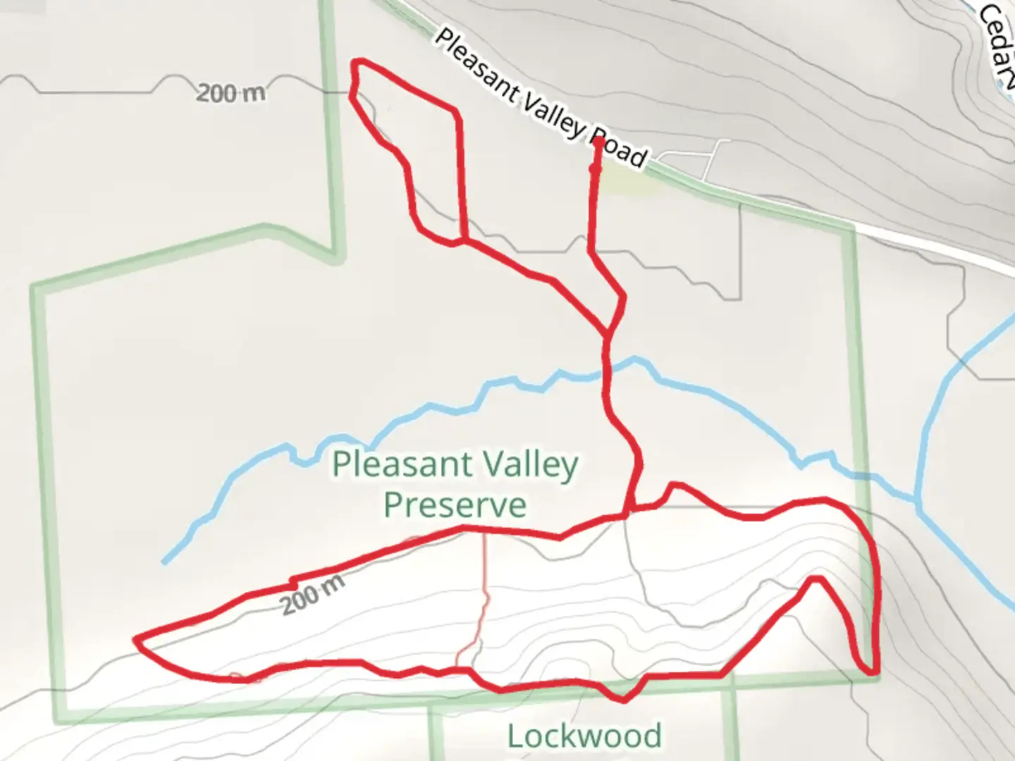 An image depicting the trail Pleasant Valley Road South Loop and its surrounding area.