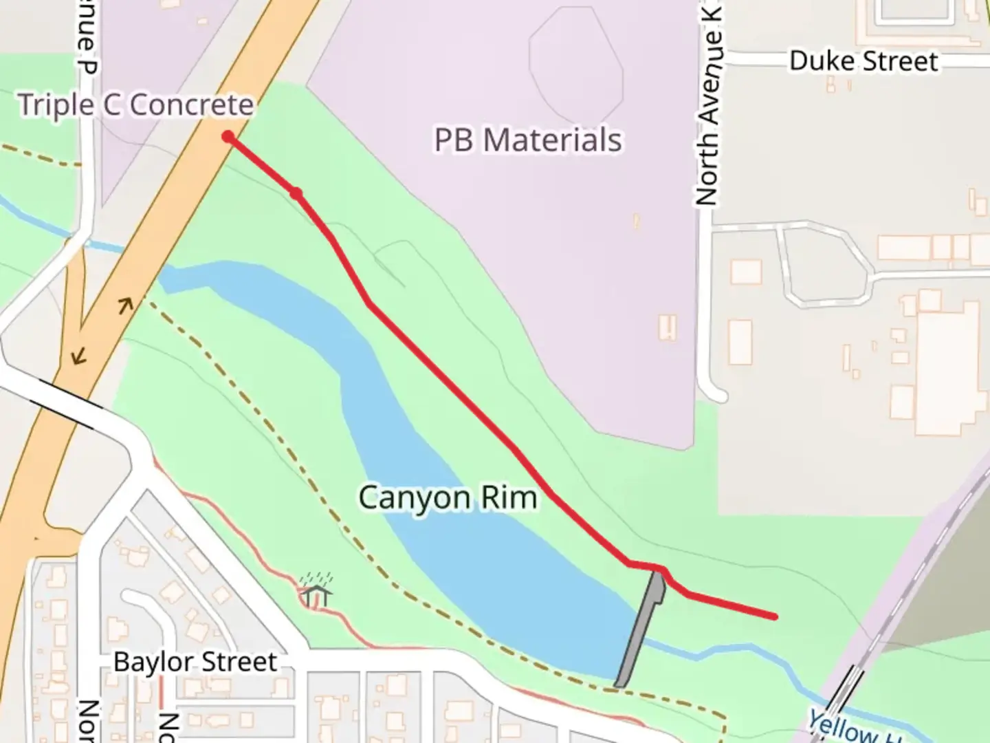An image depicting the trail Vaquero Lake and its surrounding area.