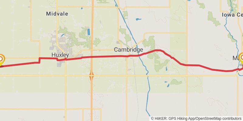 American Discovery Trail North Route stage 146 Map
