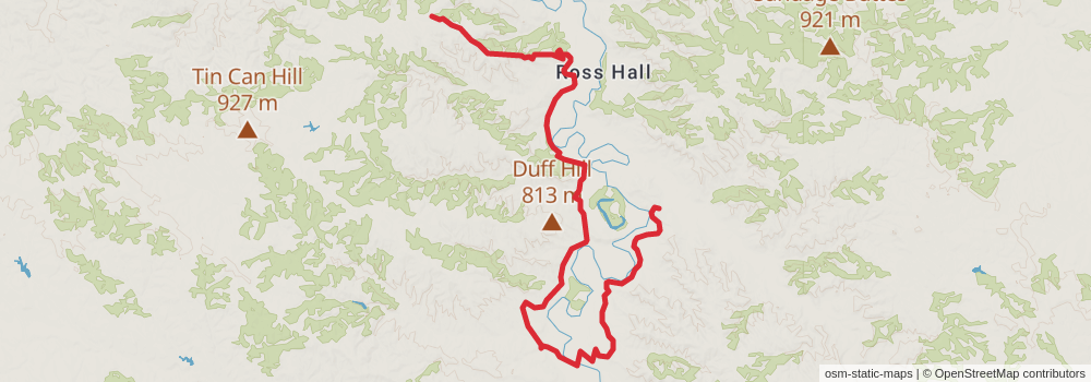 American Perimeter Trail - Rocky Mountains Primary stage 26 Map