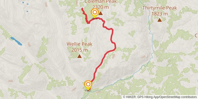 Little Andrews Trail stage 2 Map