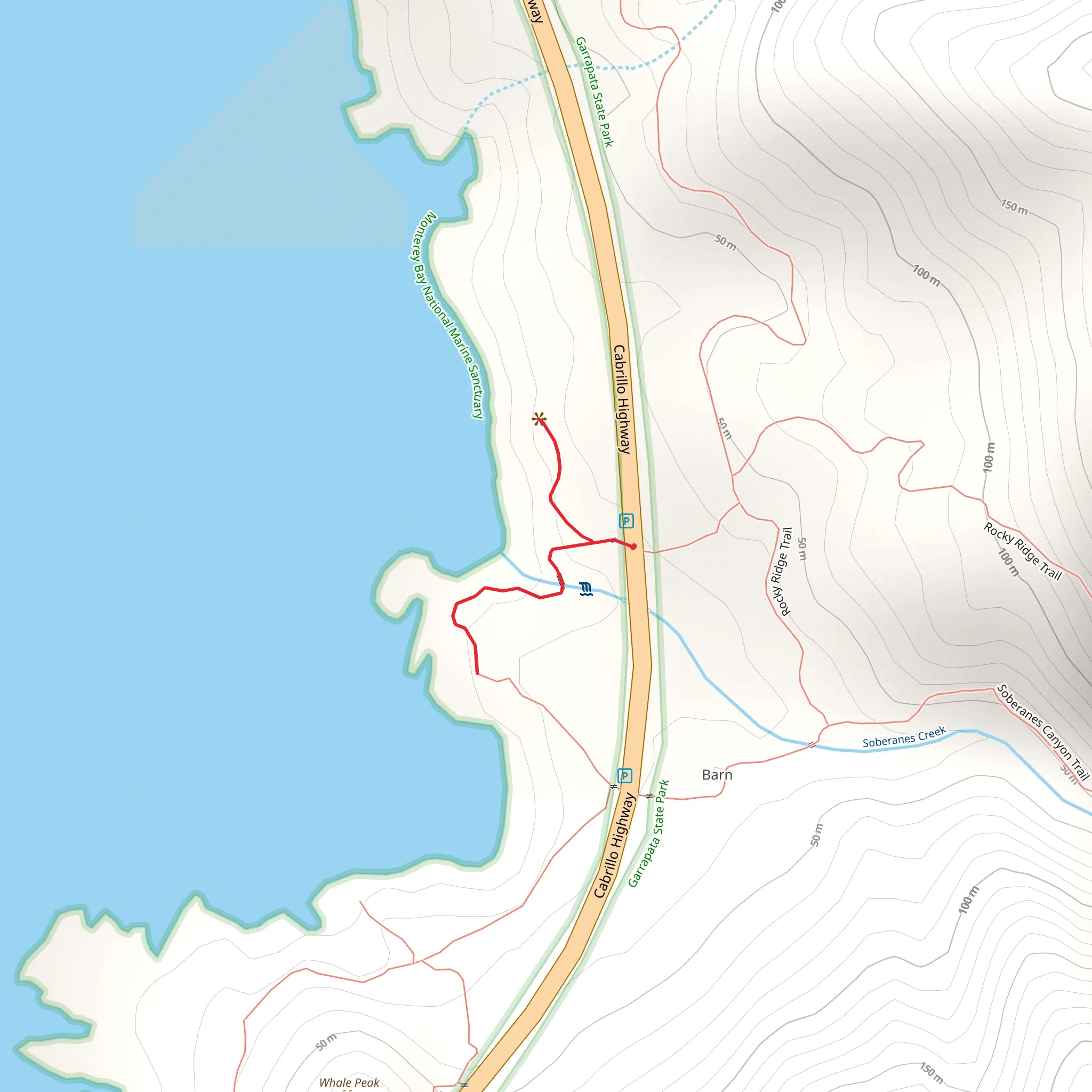 Soberanes Creek mobile static map