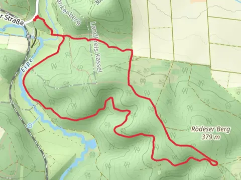 Burgruine Rodersen and Niederelsungen Rundweg