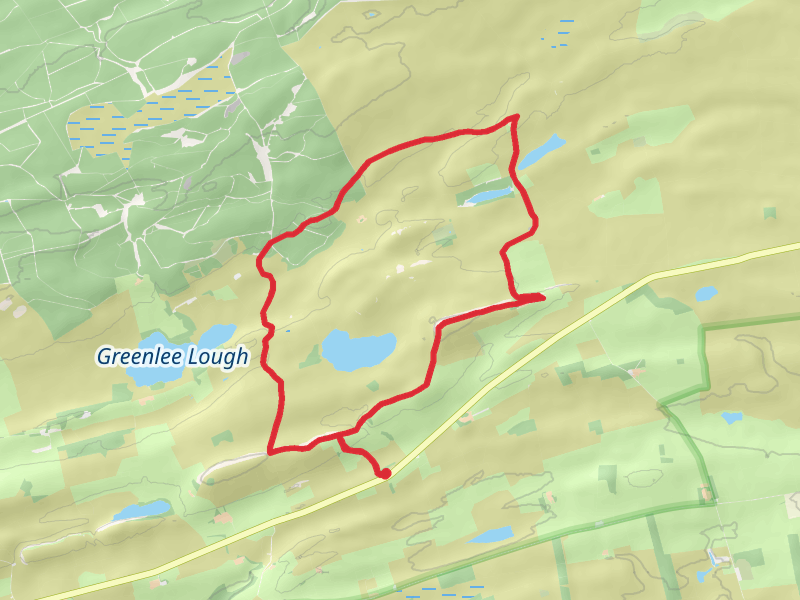 Cragend and Crow Crags from Housesteads mobile static map