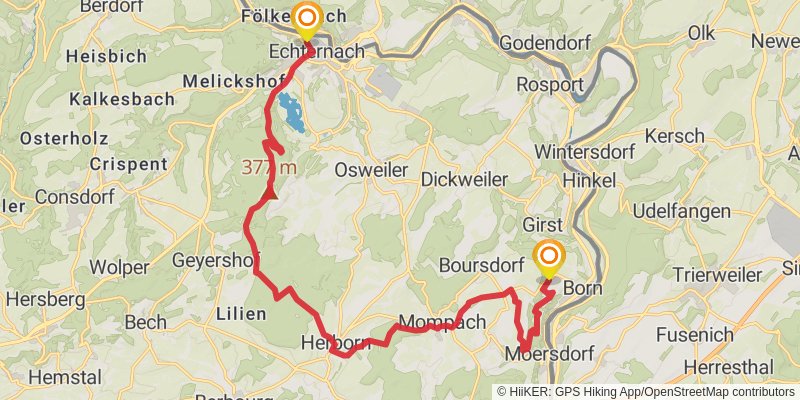 Mullerthal 1 stage 2 Map
