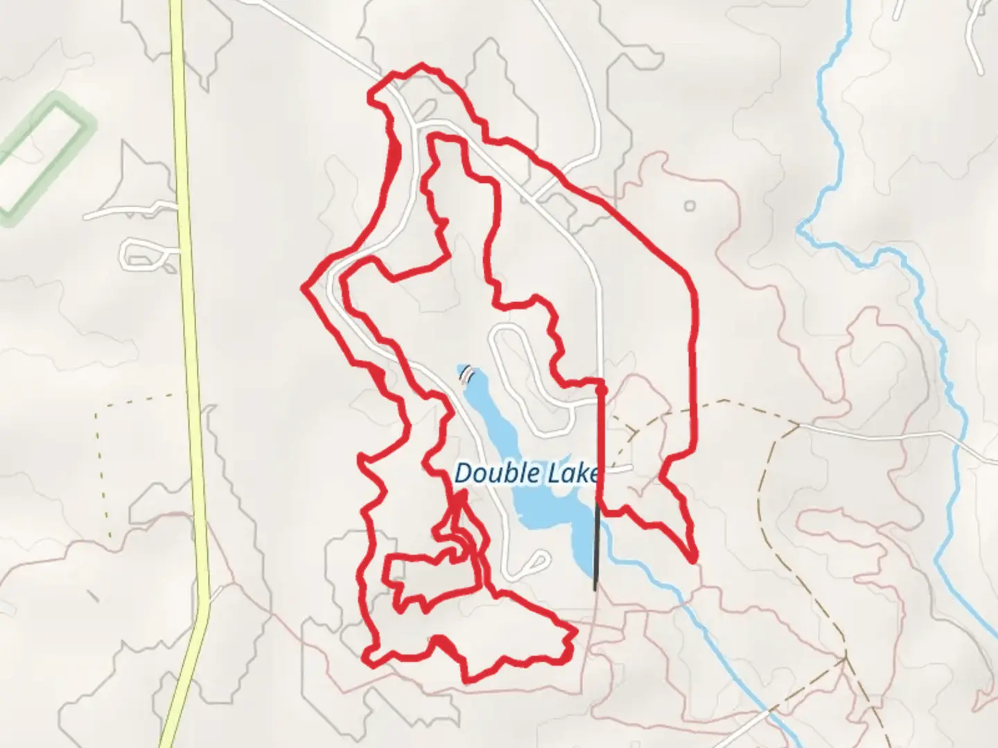 An image depicting the trail DLNA Loop Trail and its surrounding area.