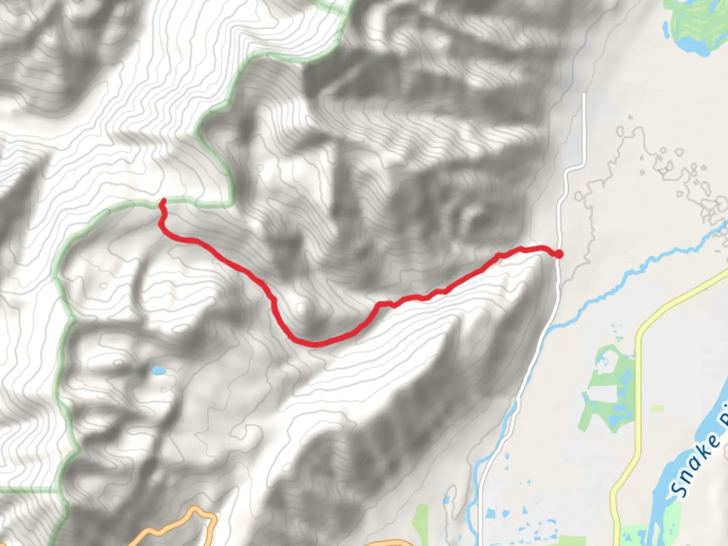 An image depicting the trail Phillips Pass and Phillip's Canyon Access Trail and its surrounding area.