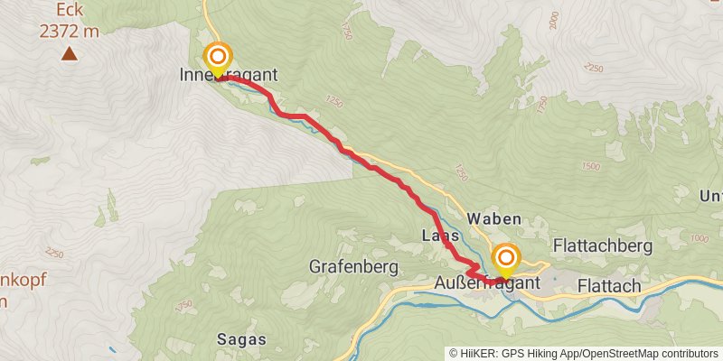 Alpe - Adria Trail stage 5 Map