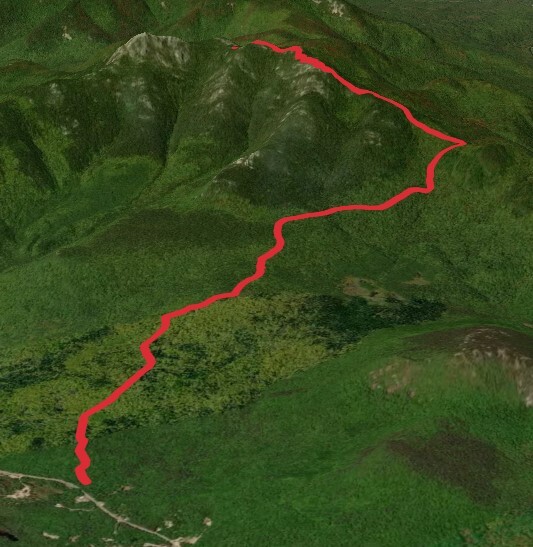 Blue Mountain and Mount Middle Sister Trail