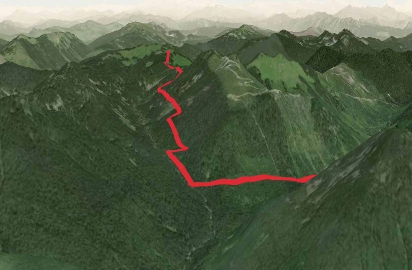 An image depicting the trail Kelley Creek Trail to Joan Lake and its surrounding area.