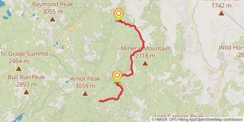 East Carson River Trail stage 4 Map