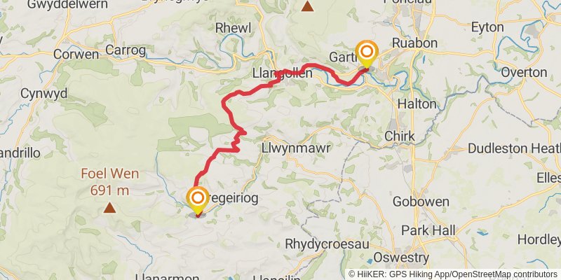 Hope House Way stage 24 Map