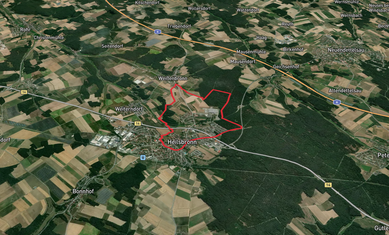 Heilsbronn Circular Walk