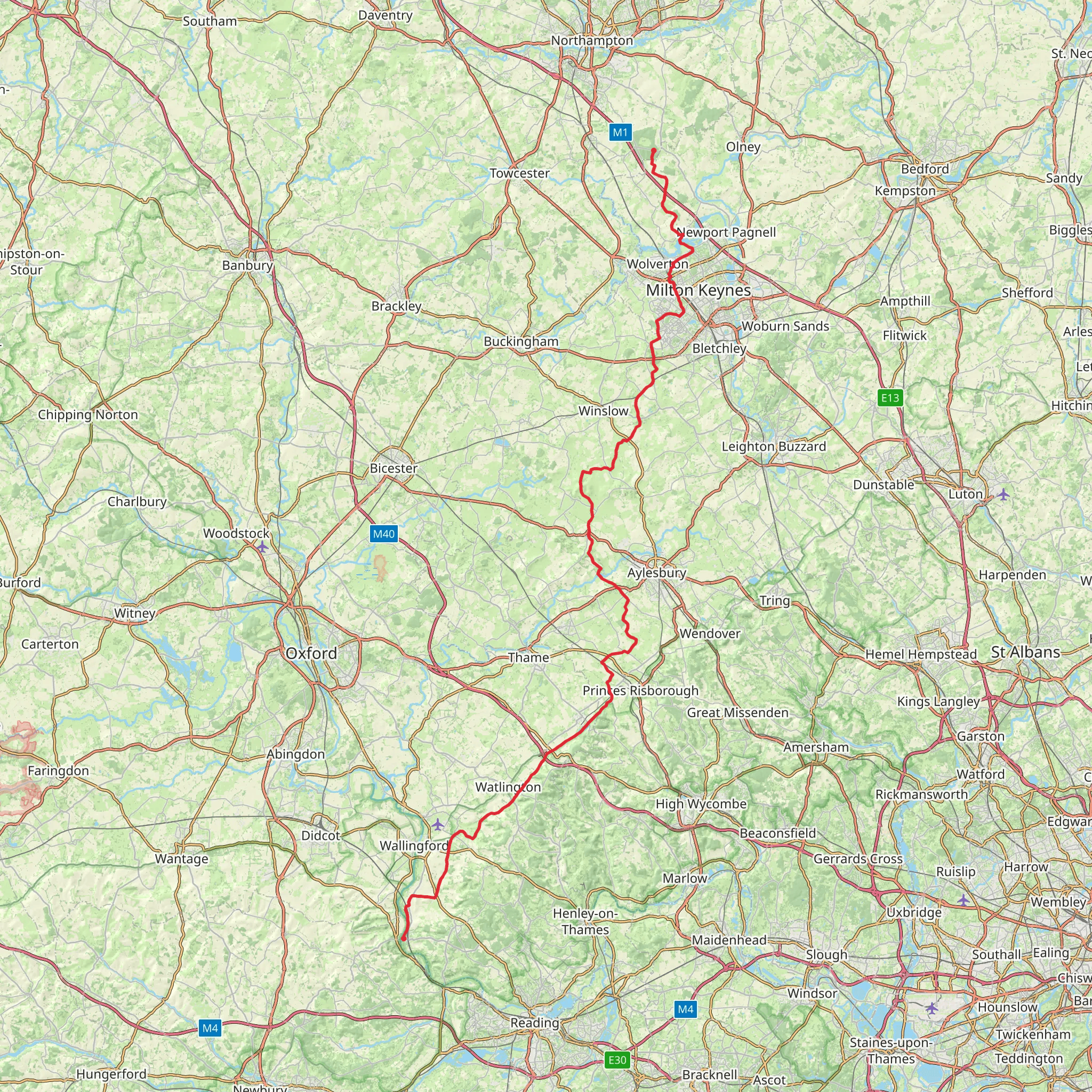 Swan's Way mobile static map