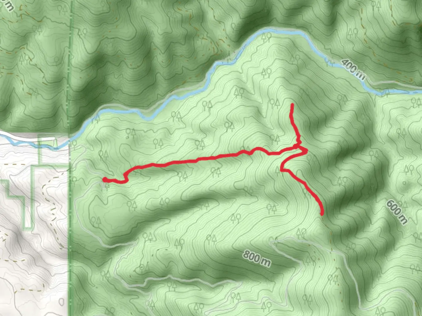 An image depicting the trail Summit Springs Trail and its surrounding area.