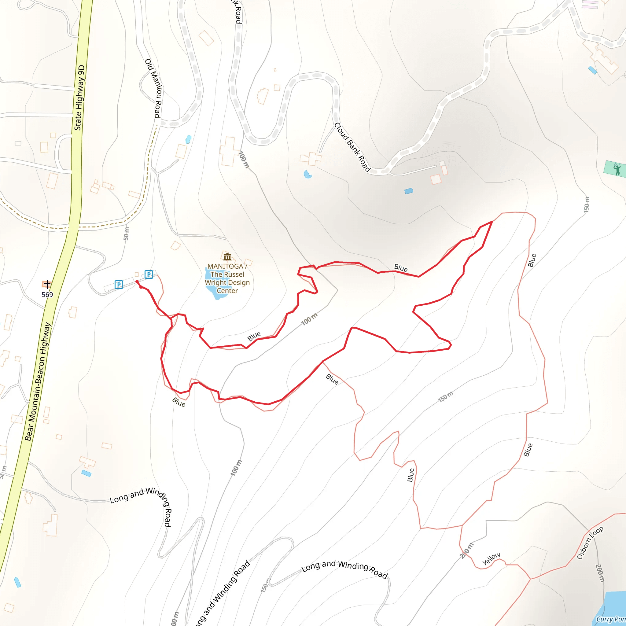 Quarry Pond Loop mobile static map