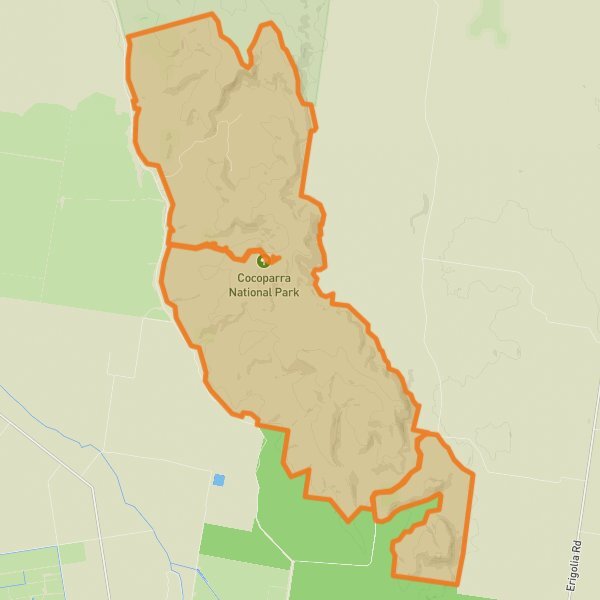 Cocoparra National Park mobile static map