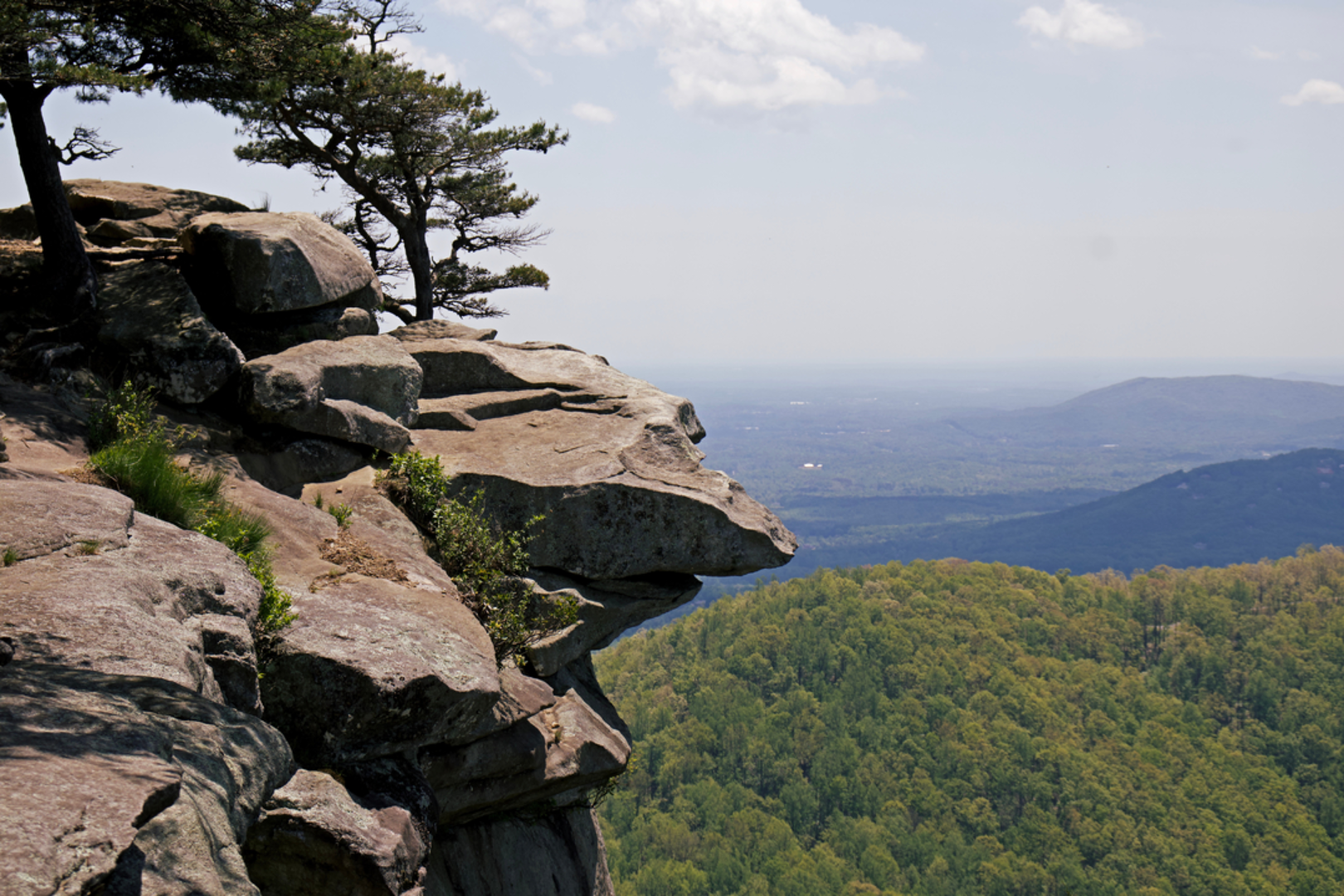 An image depicting the trail Yonah Mountain Loop Trail and its surrounding area.