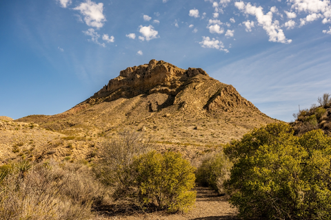 An image depicting the trail Persimmon Gap Draw Trail and its surrounding area.