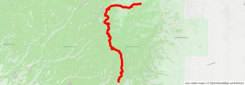 Southwestern Horseshoe Trail stage 140 Map