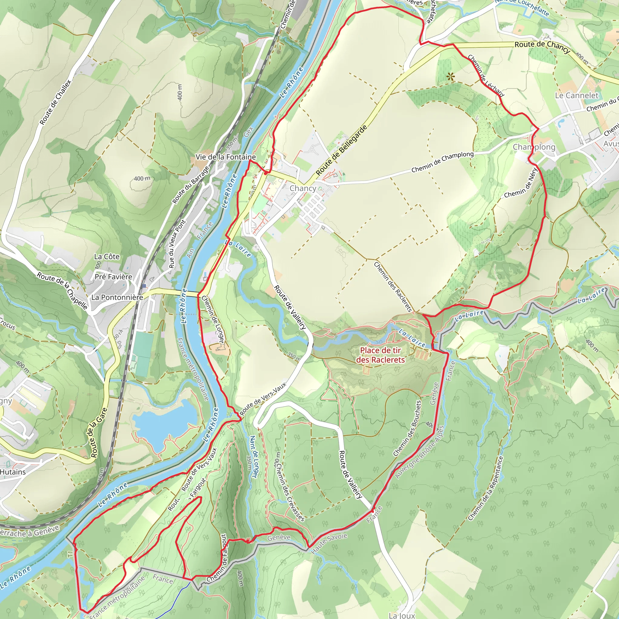 Far West du canton de Genève mobile static map