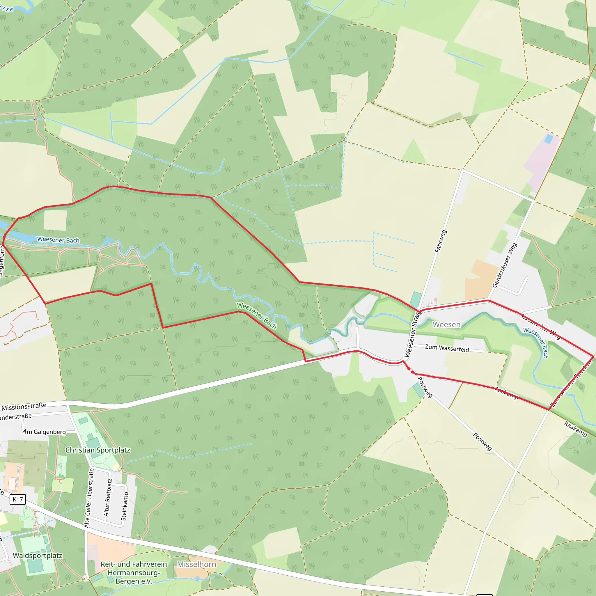 Naturschutz Loop mobile static map