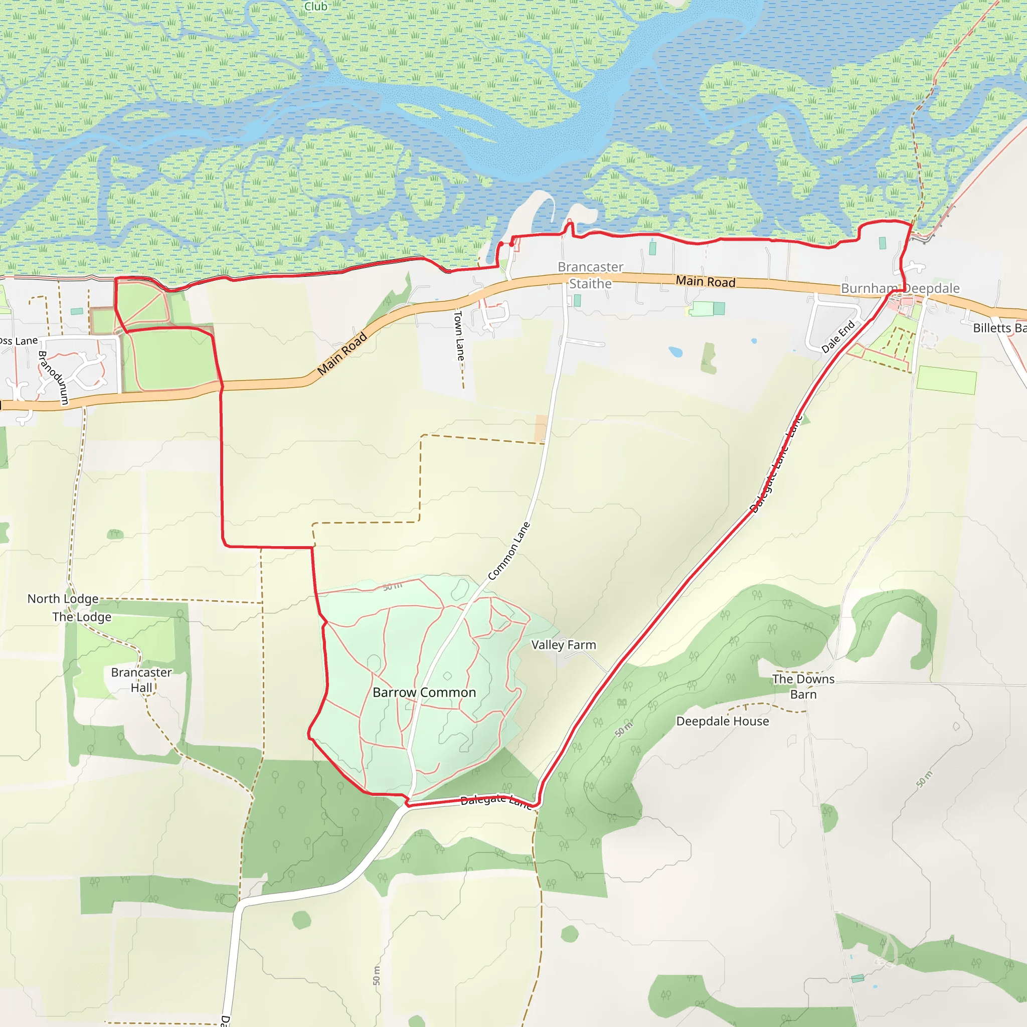 Brancaster Staithe Wildlife Walk - Norfolk mobile static map