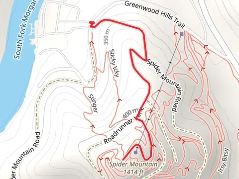 Spider Mountain from Greenwood Hills Trail
