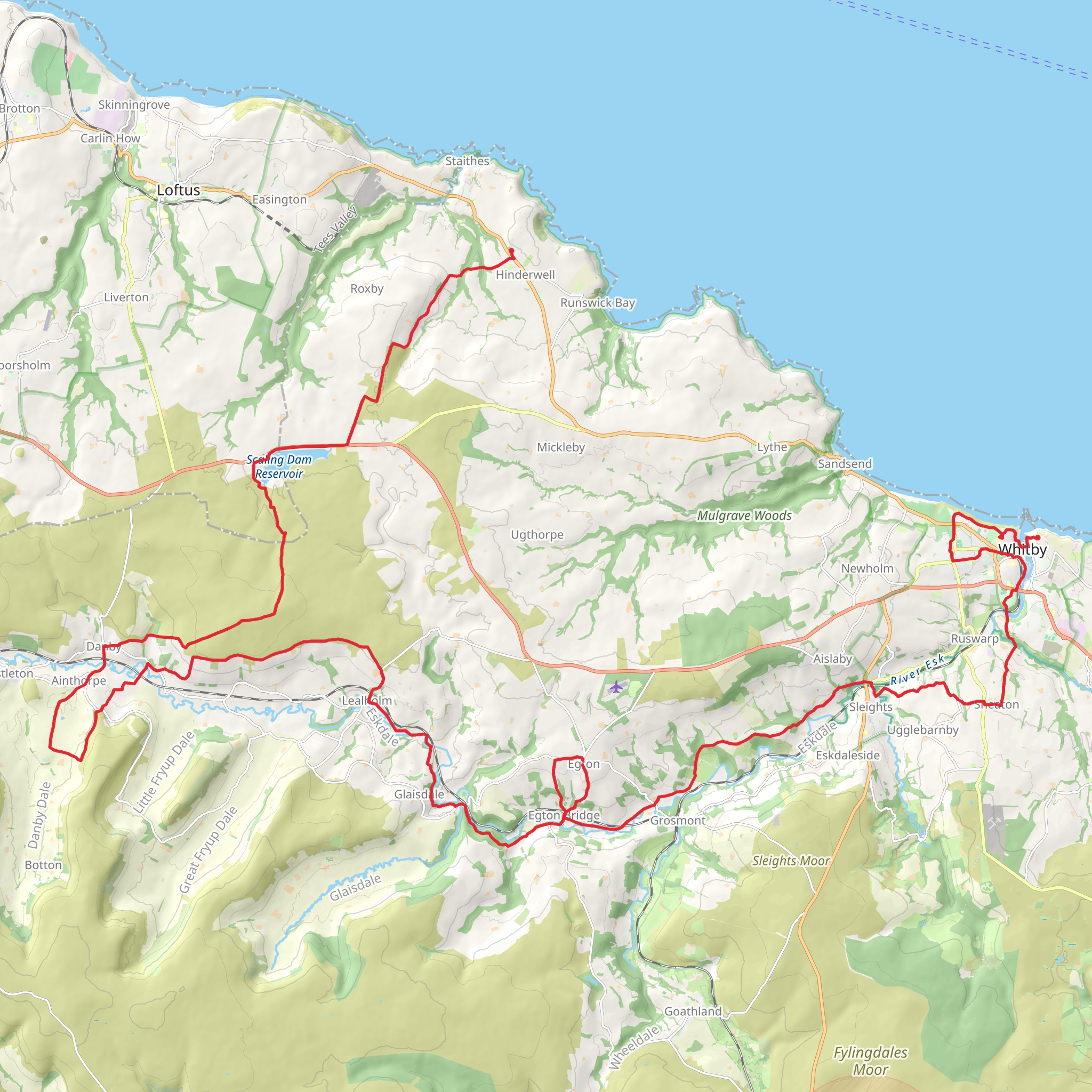 St Hilda's Way mobile static map