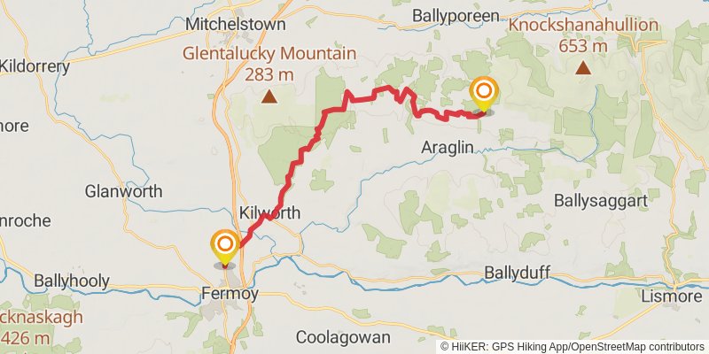 Avondhu Way stage 2 Map