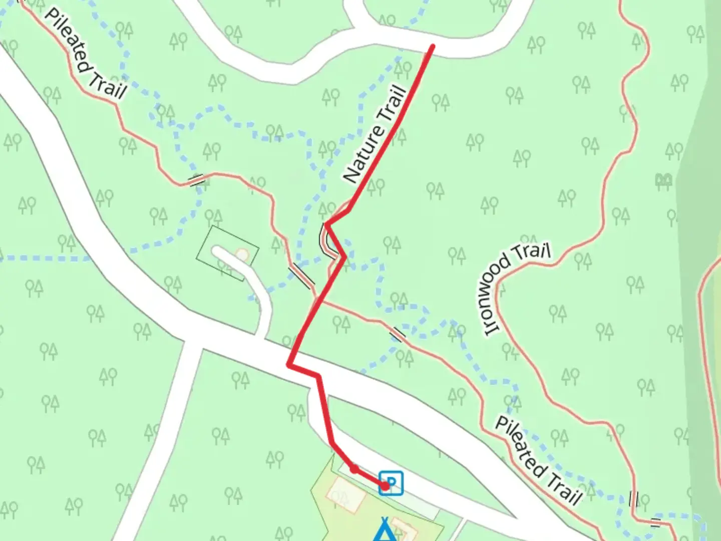 An image depicting the trail Nature Trail and its surrounding area.