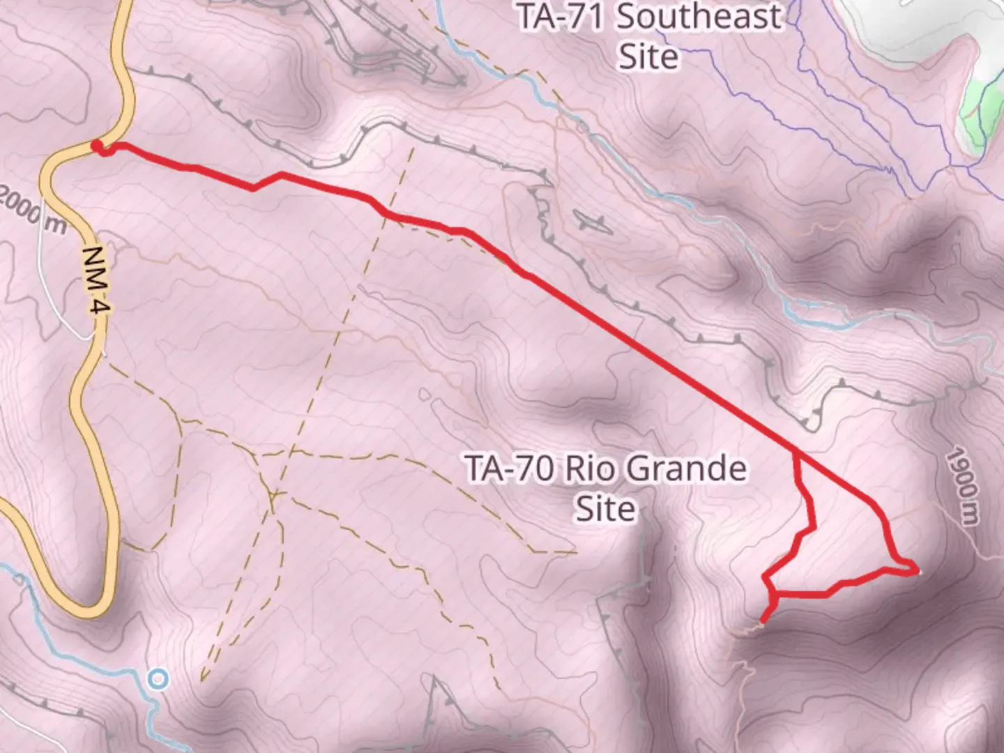 An image depicting the trail Powerline Point and Ancho Rapids Loop Trail and its surrounding area.