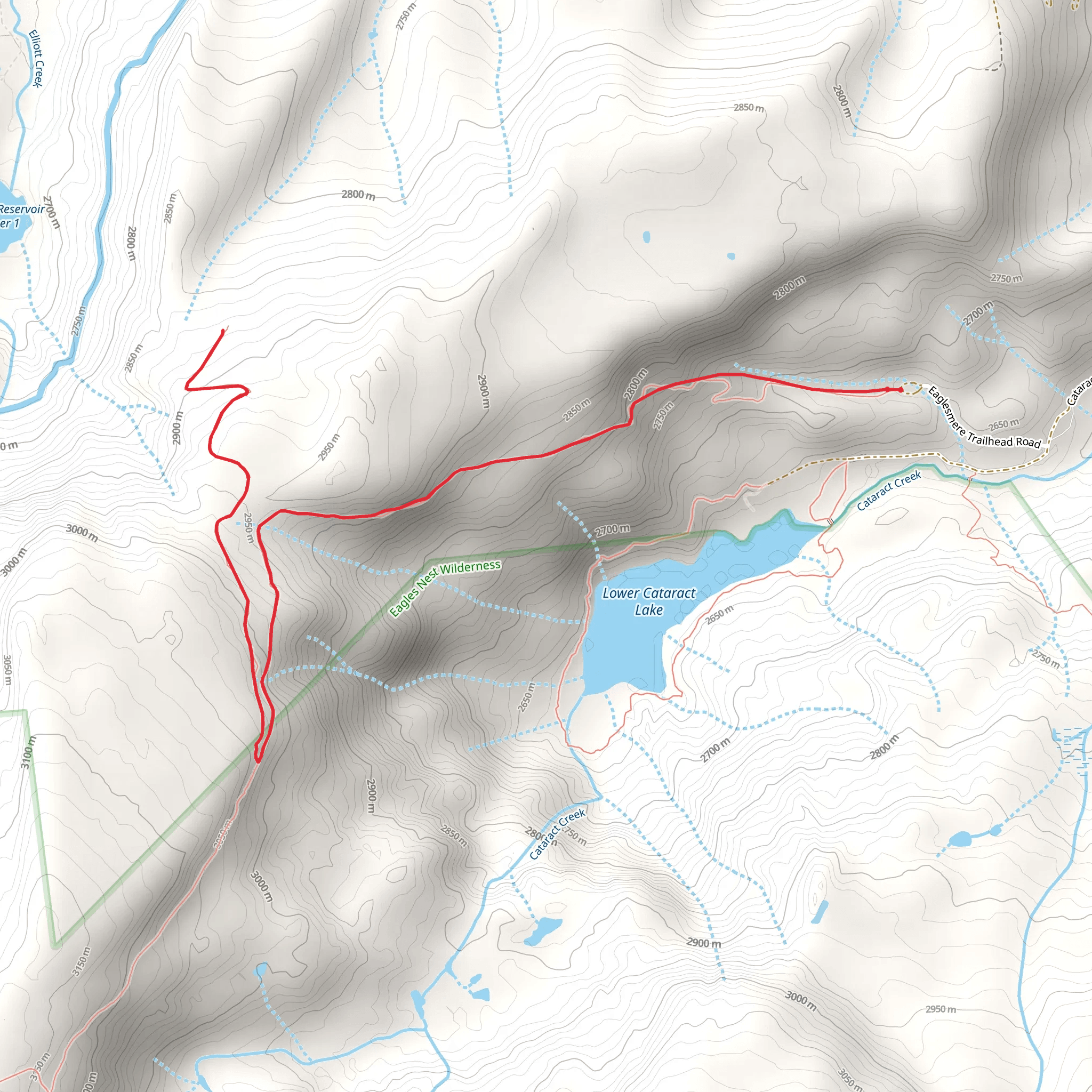 Guthrie Gulch Trail mobile static map