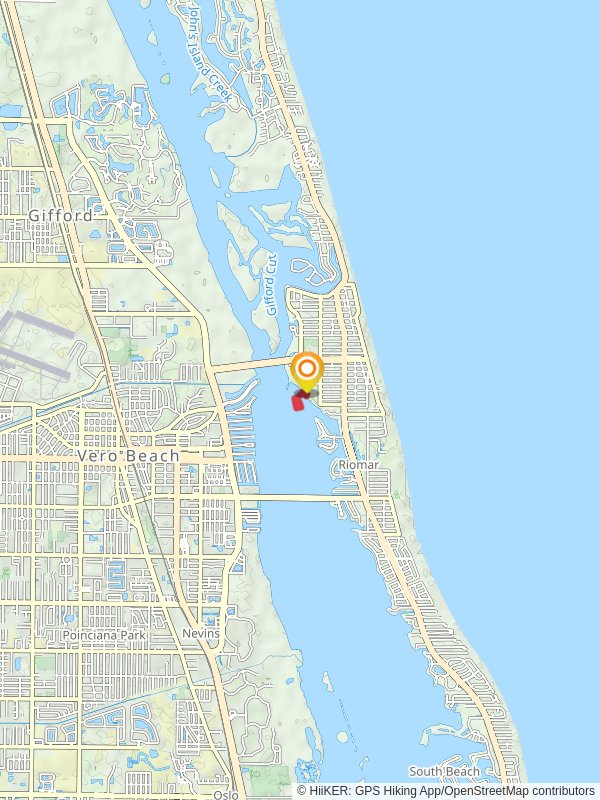 Veteran's Memorial Island Sanctuary Loop mobile static map