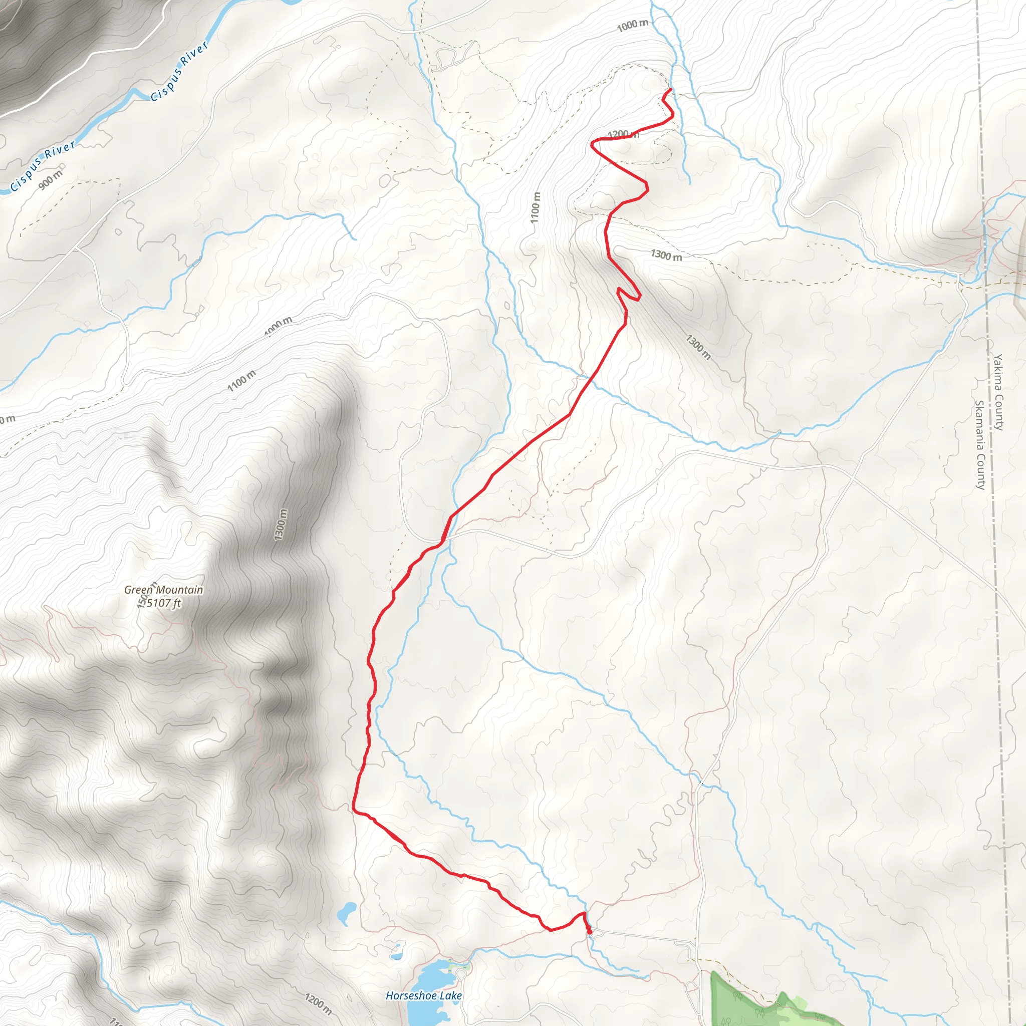 Spring Creek East Trail mobile static map
