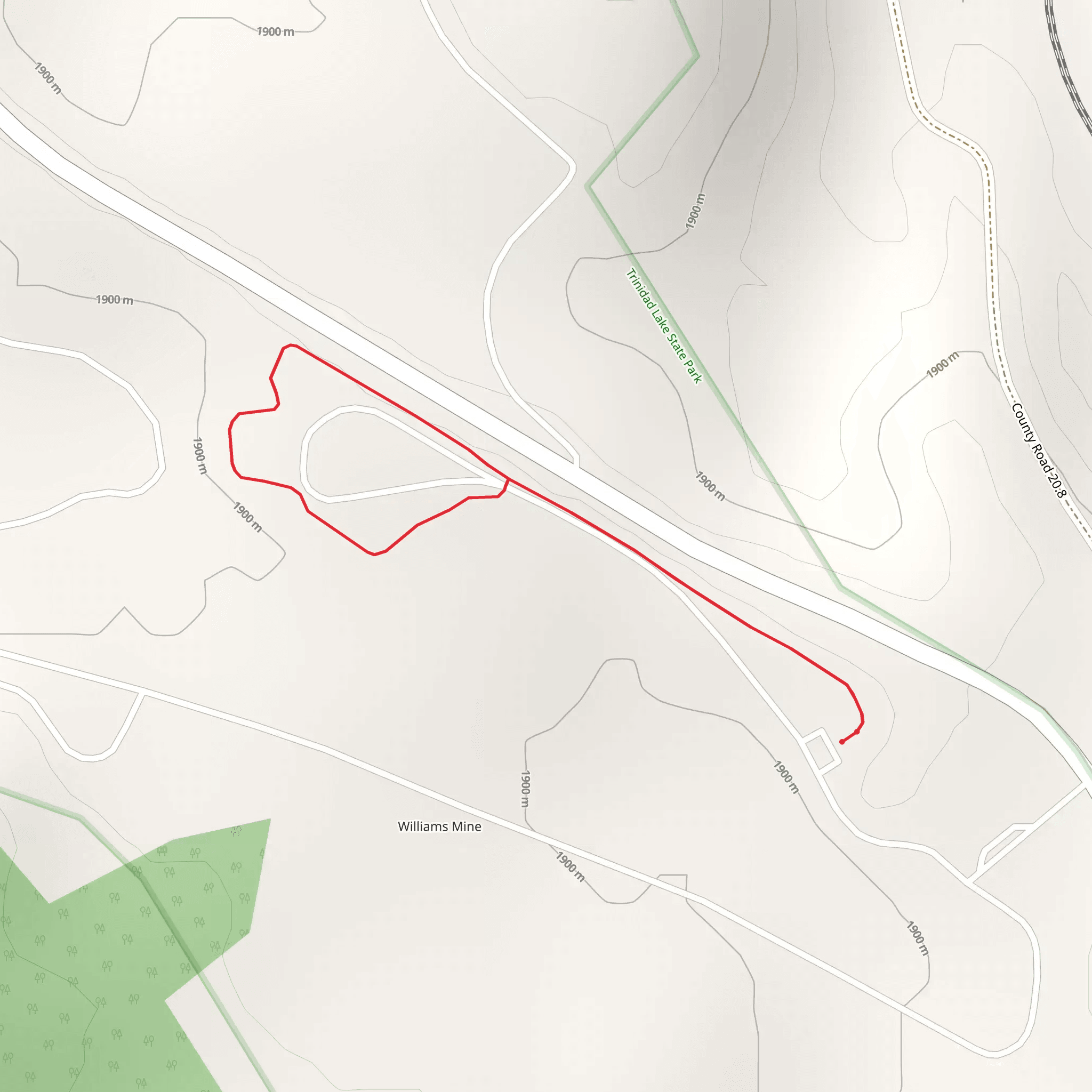 Sunset Point Loop Trail mobile static map