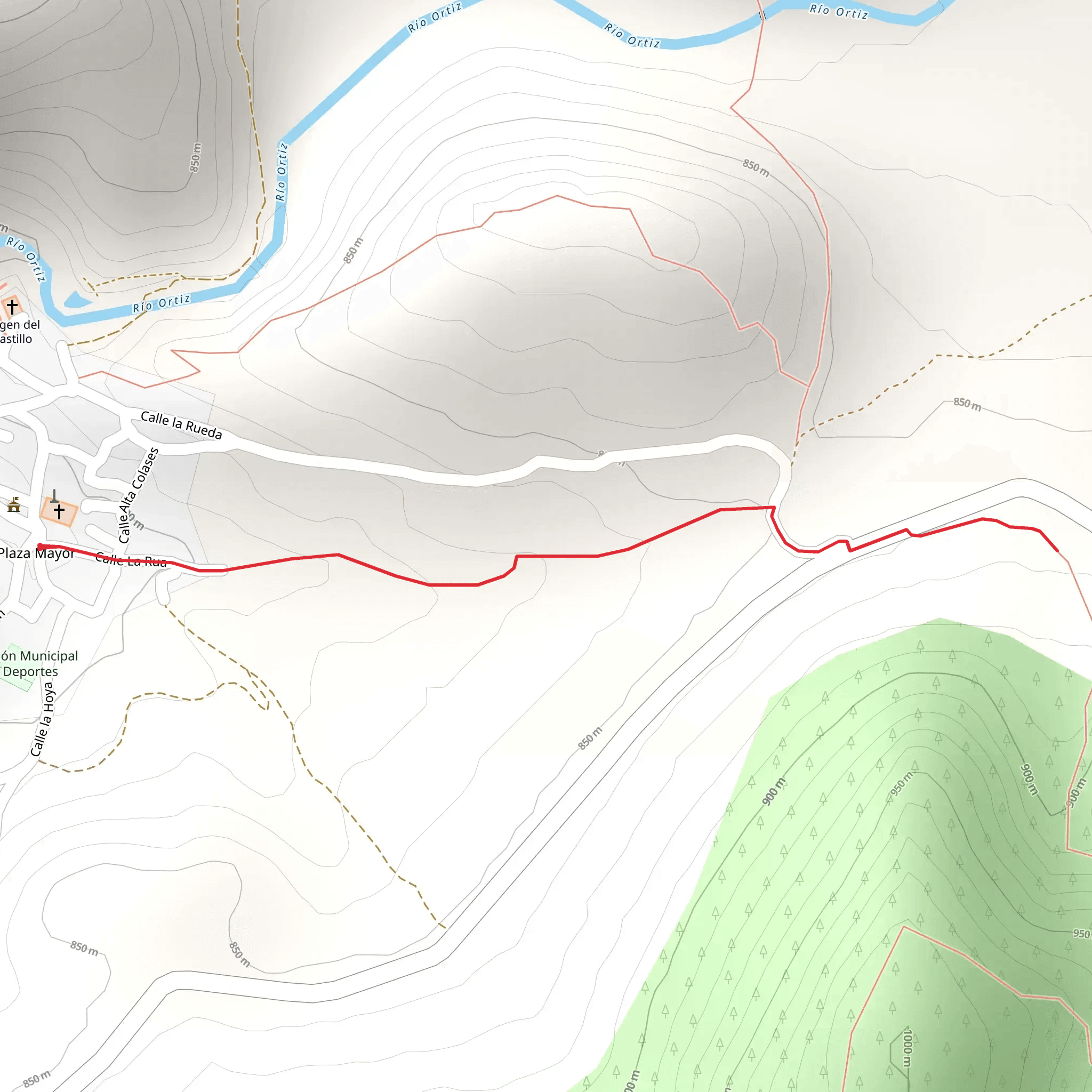 Monterde - Hermitage of San Roque SL Z 47 mobile static map
