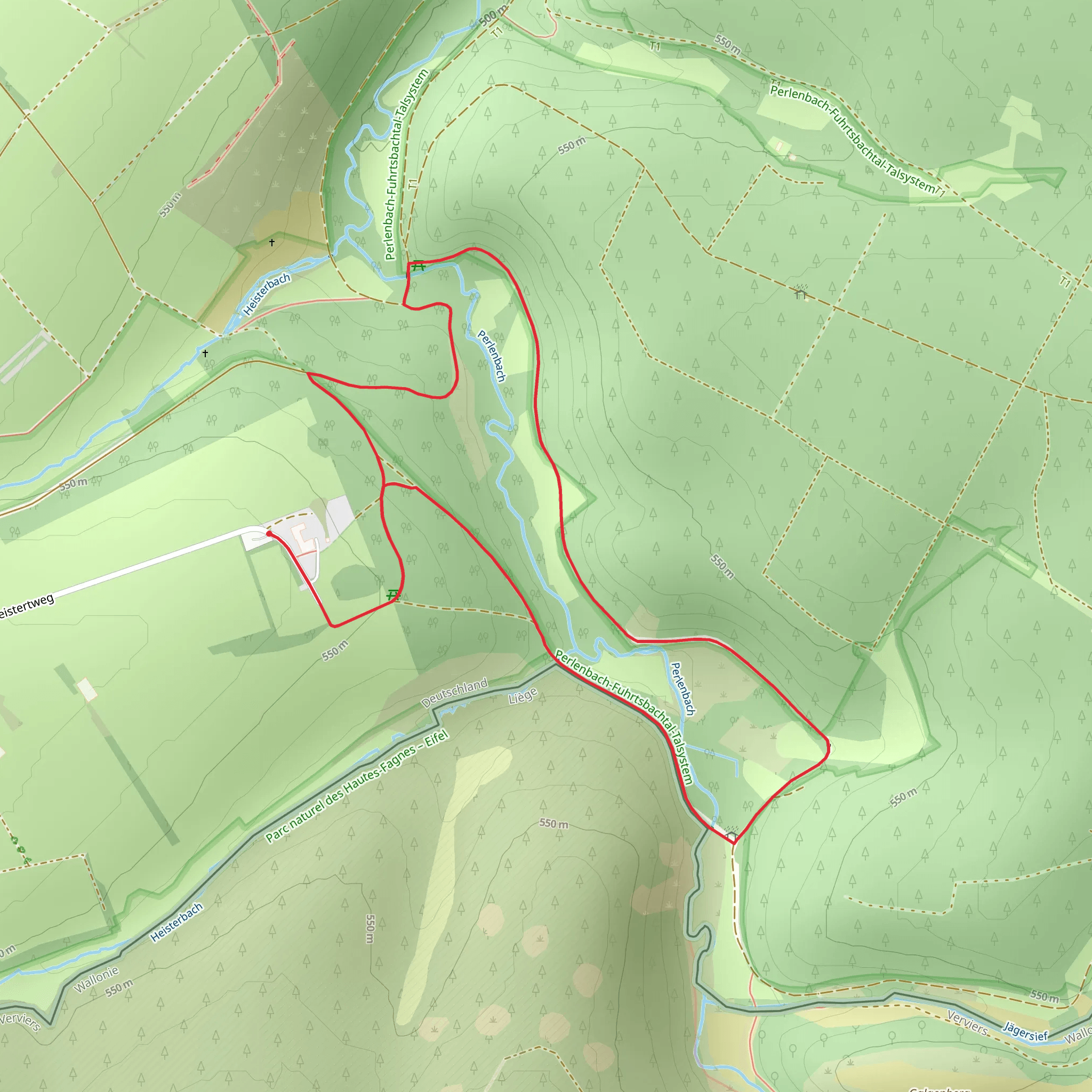 Narzissenroute from Gut Heistert mobile static map