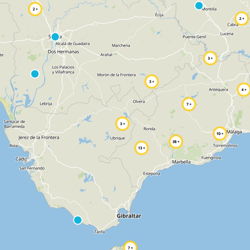 Sierra de Cádiz Static Map