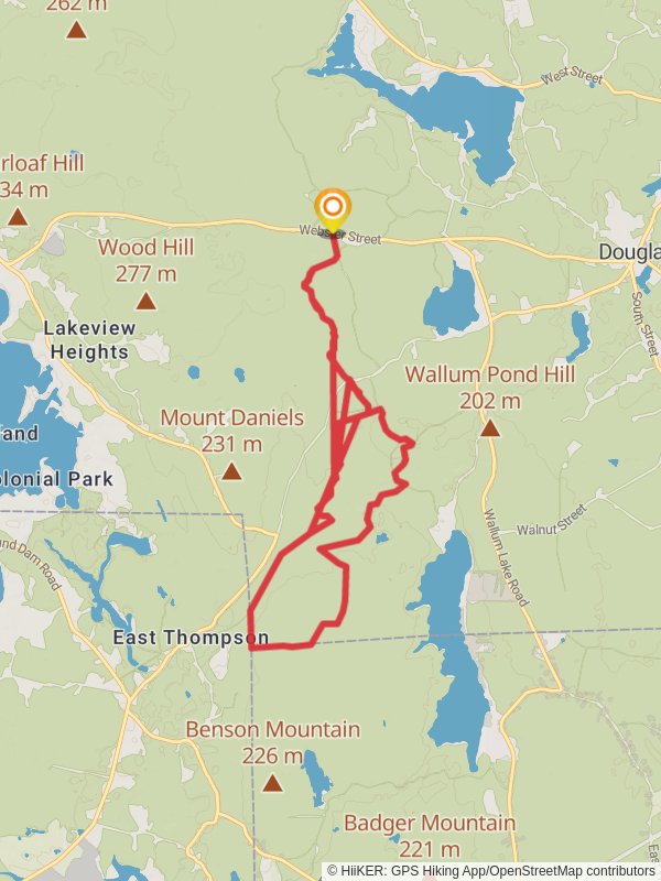 Rocky Brook and Midstate Loop Trail