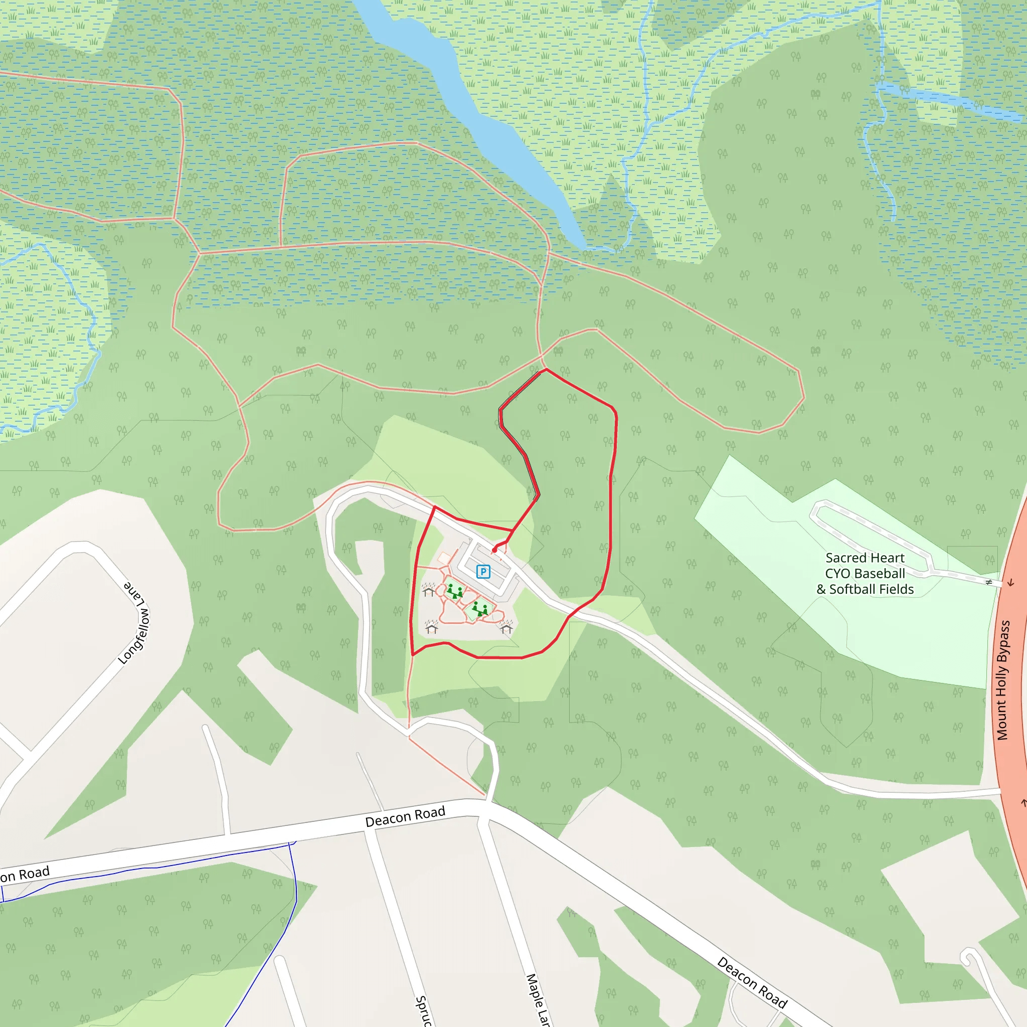 Deacon Road Loop mobile static map