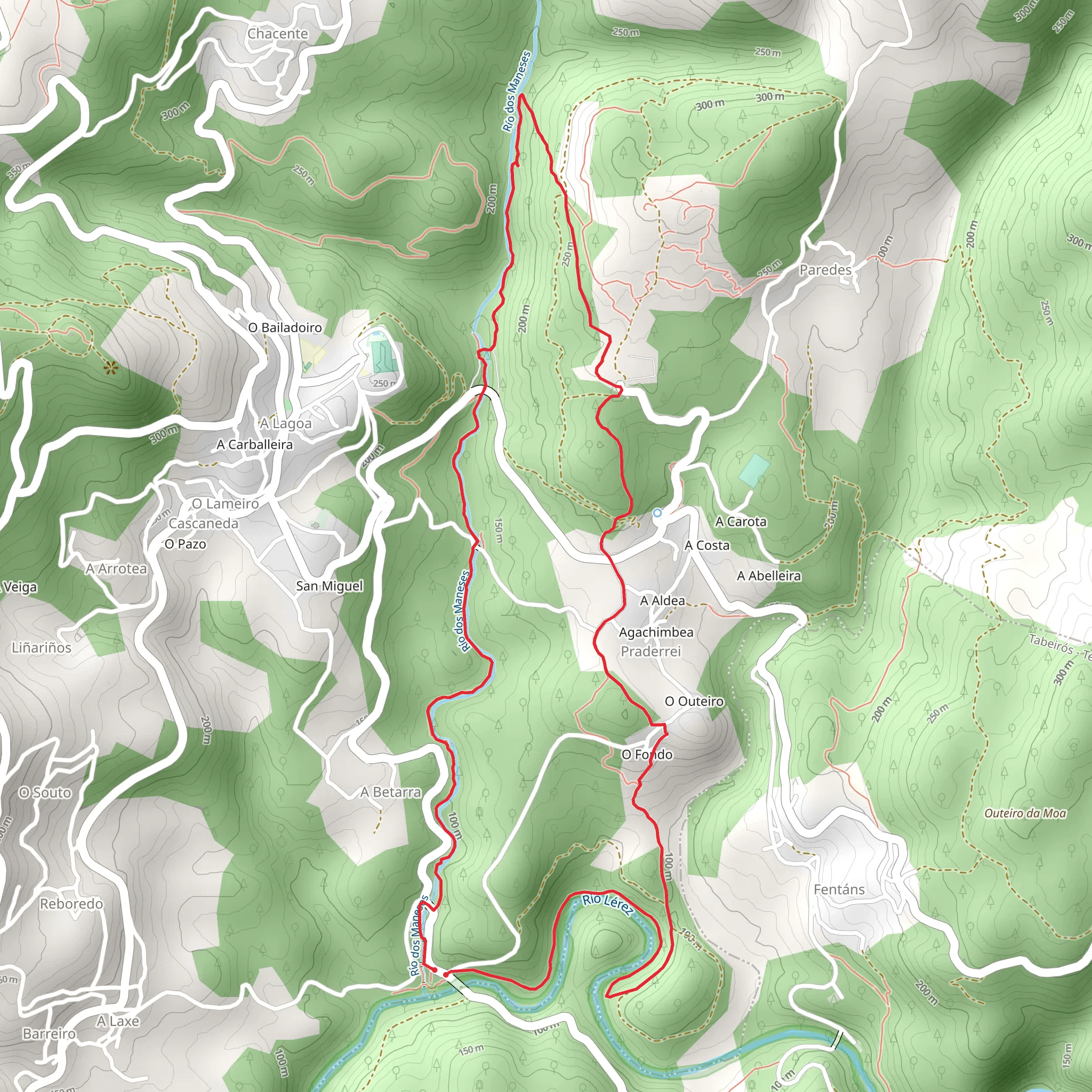 PR G 230 Sendiero Do Rio Maneses mobile static map