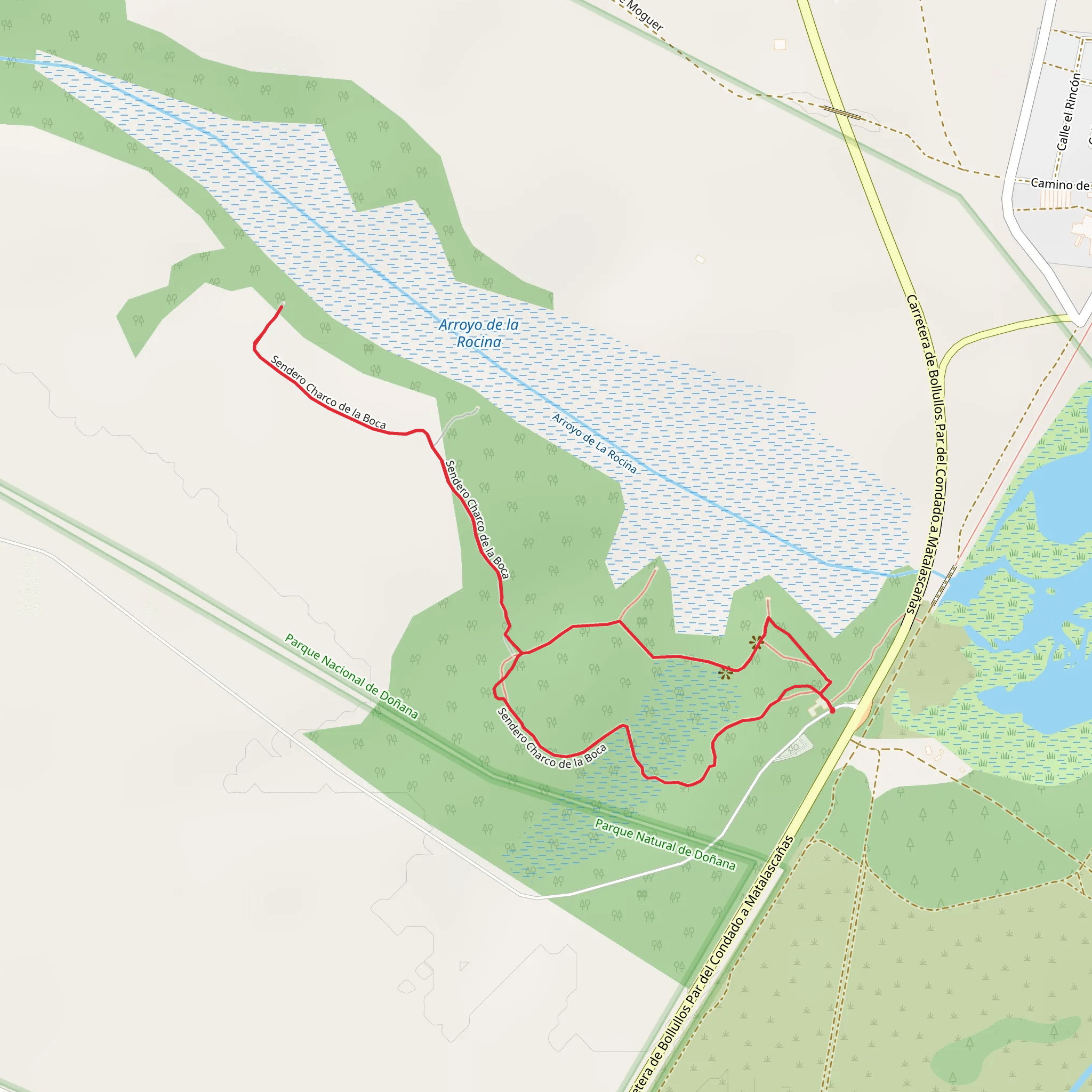 Por el Sendero Charco de la Boca mobile static map