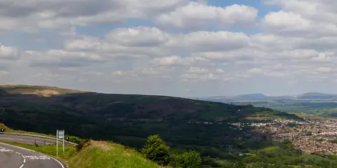 An image depicting the trail Brenig Way and its surrounding area.