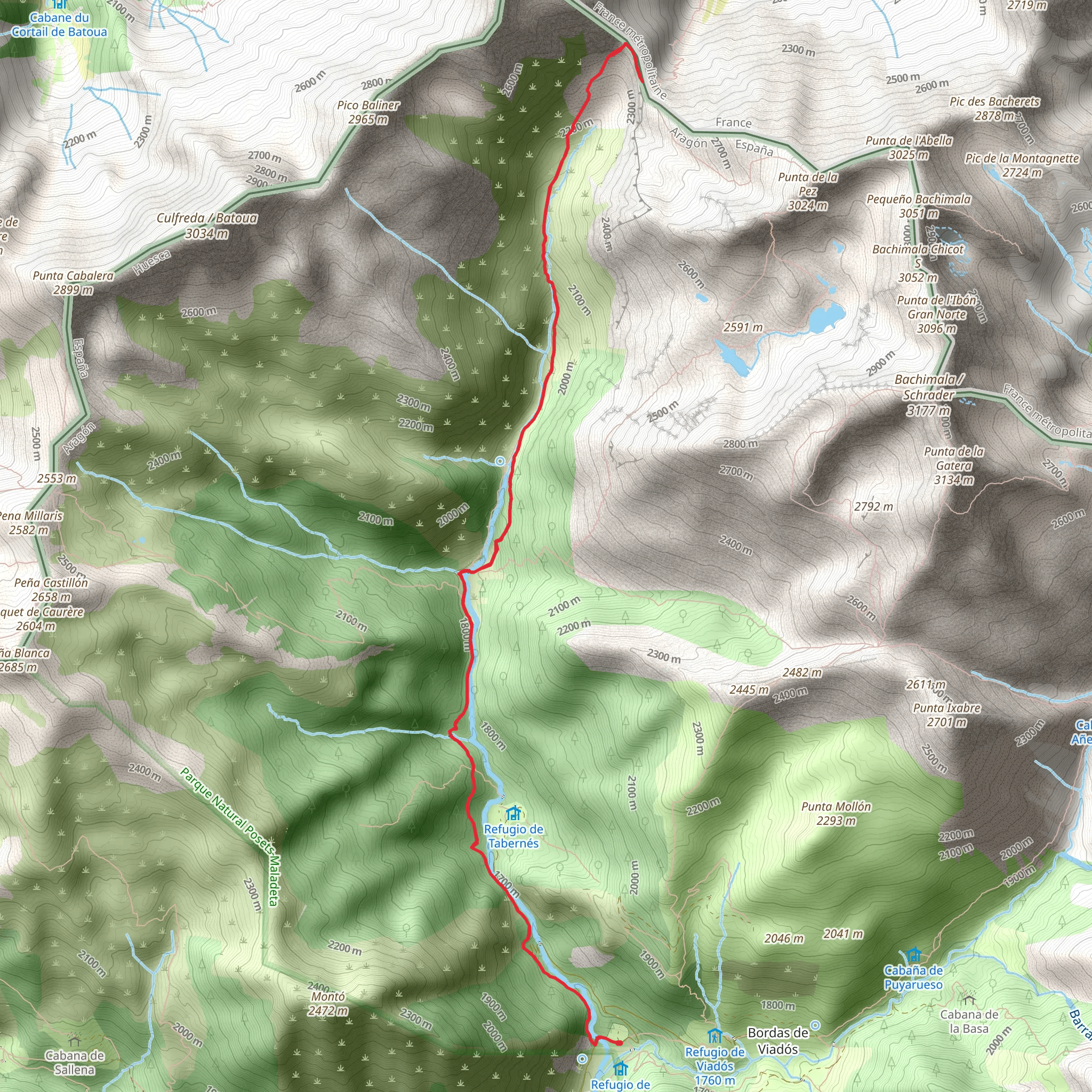 Path of the ports Port of the Fish PR HU 114-a mobile static map