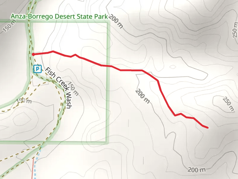 Fish Creek Wash Hill Trail