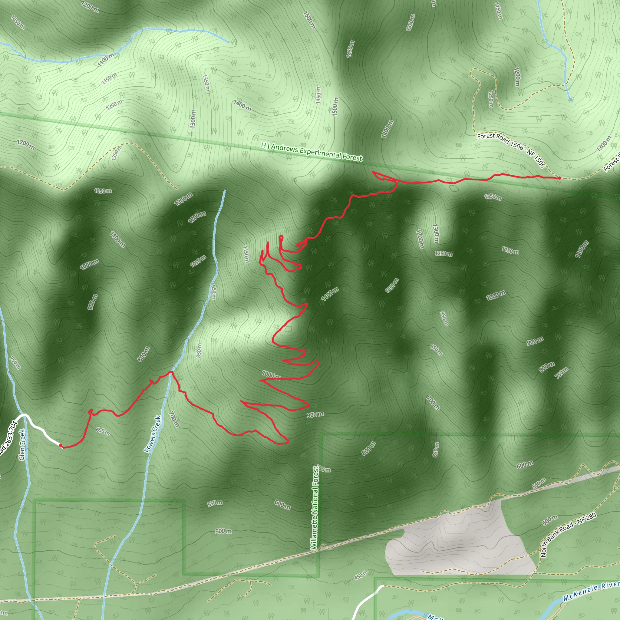 Frissel Trail mobile static map
