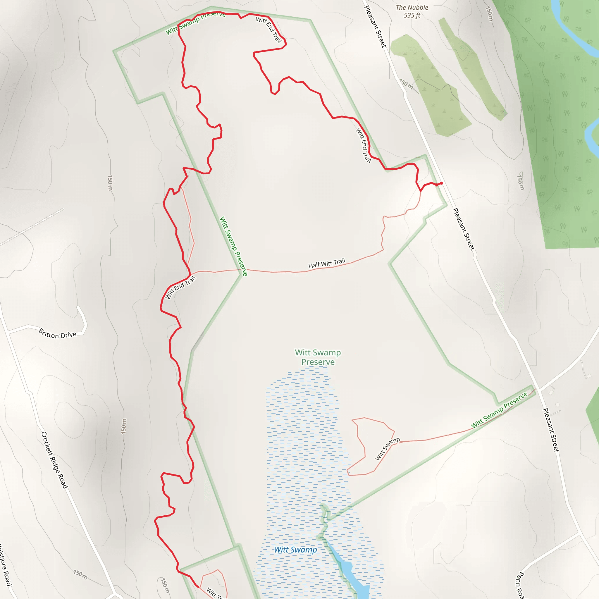 Shepard Farm Trail mobile static map